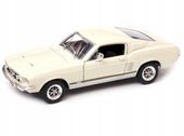 Ford Mustang GT 1967 1:24 model WELLY biały