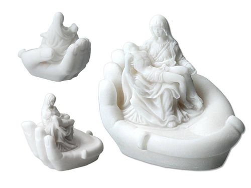Pieta na dłoni 395-0469 Biały na Arena.pl