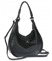 Torebka Damska Worek shopper włoska marka CHARRO pojemna CH3316 Czarna