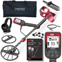 Wykrywacz Metali Nokta FindX z cewką 11" + słuchawki, torba i łopatka