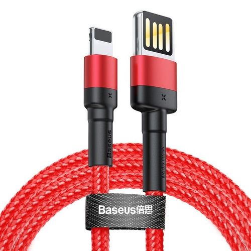 Kabel Lightning USB (dwustronny) Baseus Cafule 1,5A 2m (czerwony) na Arena.pl