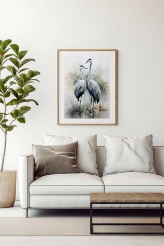 Plakat 13x18cm Tańczące Czaple na Arena.pl