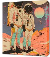 Obraz 50x60cm Astrounauci Kosmonauci