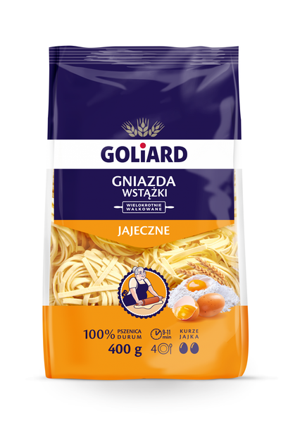 MAKARON GOLIARD GNIAZDA WSTĄŻKI 400G zdjęcie 1