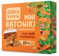 DOBRA KALORIA - MINI BATONIKI - A LA CIASTO MARCHEWKOWE 102g . kartonik