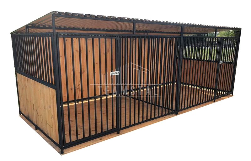 Kojec dla Psa 2w1 6x2m Klatka XXL TS658 zdjęcie 1