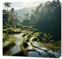 Obraz 60x60cm Zielone Sanktuarium