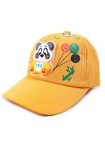 Czapka z daszkiem bejsbolówka dziecięca unisex panda żółta 50-54 YOCLUB