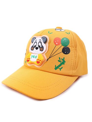 Czapka z daszkiem bejsbolówka dziecięca unisex panda żółta 50-54 YOCLUB na Arena.pl