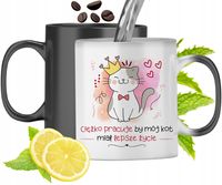 Kubek Magiczny Z Kotkiem Kotek Zmieniający Kolor Z Nadrukiem Ze Zdjęciem