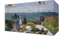 Obraz 30x20cm Garden at Sainte-Adresse, Monet Vintage