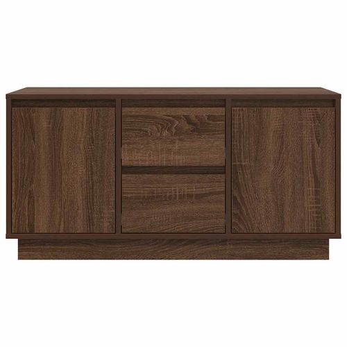 Szafka RTV z oświetleniem LED Brązowy Dąb 100x41x50 cm na Arena.pl