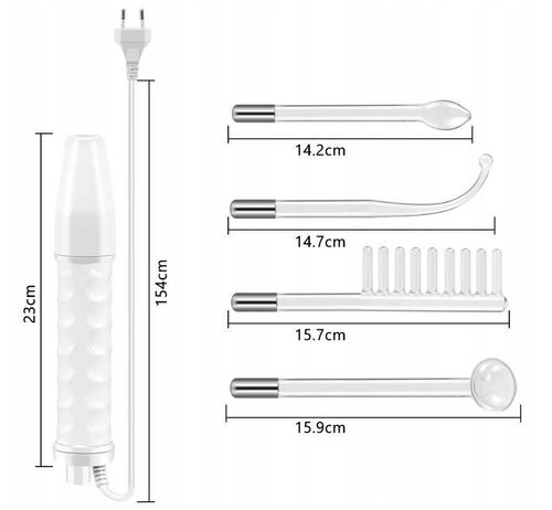 DARSONVAL DERMA WAND DARSONVAL 4 ELEKTRODY PELOTY NAJMOCNIEJSZY PRO na Arena.pl