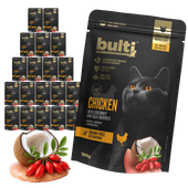 BULTI Superfood mokra karma dla kota Kurczak Kokos i Jagody 20x100g