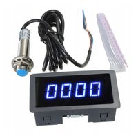TACHOMETR CYFROWY MIERNIK OBROTÓW OBROTOMIERZ Z WYŚWIETLACZ BLUE LED