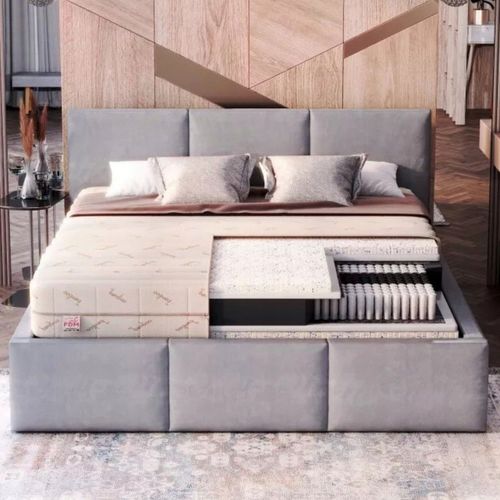 Materac 80 x 200 x 23cm H4 LATEX 2x3 CM SPRĘZYNY POKROWIEC BAMBUSOWY na Arena.pl