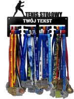 Wieszak na medale TENIS STOŁOWY twoje imię dowolny tekst 305.1