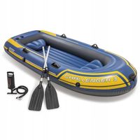 PONTON CHALLENGER 3 ZESTAW POMPKA WIOSŁA INTEX 68370