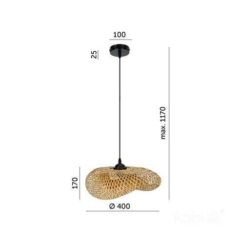 lampa wisząca boho brugia s 1xe27 kobi design na Arena.pl