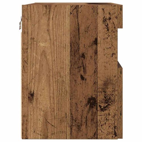 Szafka pod telewizor Ze LED Lights Stare drewno 60 x 30 x 40 cm na Arena.pl