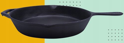 PATELNIA ŻELIWNA DUŻA 31cm INDUKCJA OGNISKO GRILL GAZ TALERZ ŻELIWNY na Arena.pl