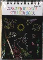 Kolorowanka wydrapywanka ZDRAPYWANKA karty 10x14