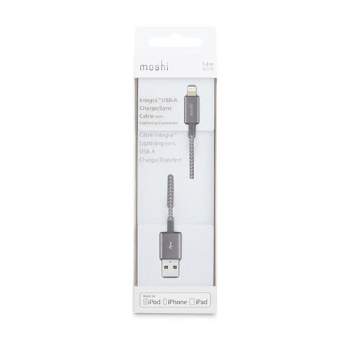 Moshi Integra kabel Apple Lightning MFi 1,2 m (Titanium Gray) na Arena.pl