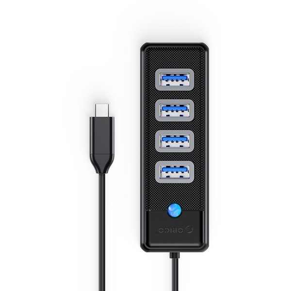 Orico Hub USB-C 4x USB-A 3.1 czarny zdjęcie 4