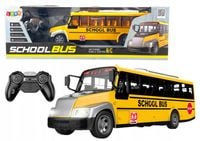 Autobus Szkolny Zdalnie Sterowany RC Światła Żółty