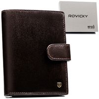 portfel męski skórzany n575l-rvt-3241 d.brown