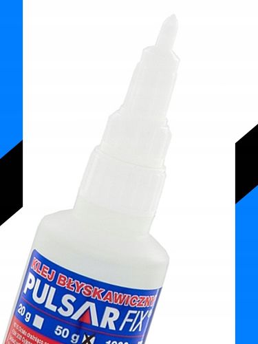 KLEJ CYJANOAKRYLOWY GĘSTY BŁYSKAWICZNY SEKUNDOWY CA PULSAR FIX-01 50 g na Arena.pl