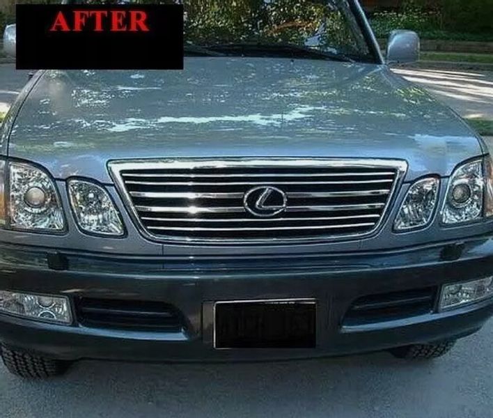1998-2005 LEXUS LX470 LX 470 - LIstwy chrom grill chromowan zdjęcie 3