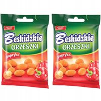 Beskidzkie Orzeszki o smaku papryki 70 g x 2 sztuk