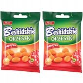 Beskidzkie Orzeszki o smaku papryki 70 g x 2 sztuk