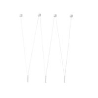 LAMPA wisząca Viva III Bianco Orlicki Design loftowa OPRAWA metalowy ZWIS tuby białe