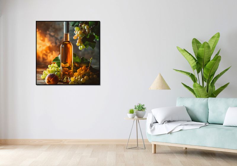 Plakat 90x90cm Bursztynowe Wino zdjęcie 4