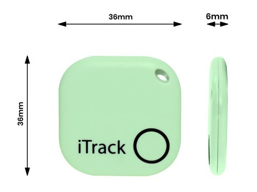 iTrack1 lokalizator kluczy portfela Bluetooth GPS miętowy na Arena.pl