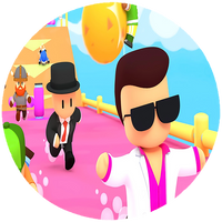 Opłatek na tort Stumble Guys