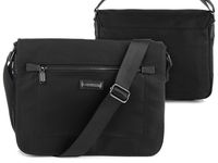 BELLUGIO MĘSKA torba z mikrofibry A4 Z KLAPĄ T16