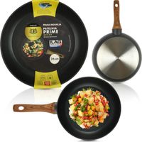 PATELNIA ALUMINIOWA 26cm tradycyjna INDUKCJA GAZ nieprzywierająca NON STICK