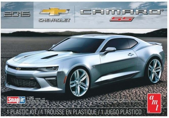 Model plastikowy - Samochód 2016 Chevy Camaro SS Snap Kit - AMT zdjęcie 1