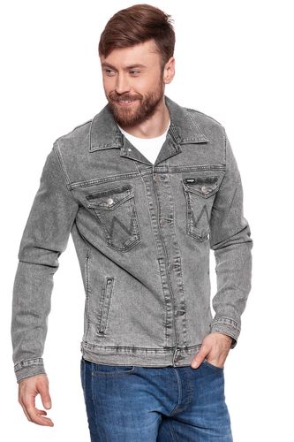 WRANGLER REGULAR JACKET BLEACHED BLACK W443RA24P M na Arena.pl