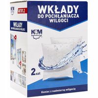 Wkłady do pochłaniacza wilgoci K&M - 6x 280g