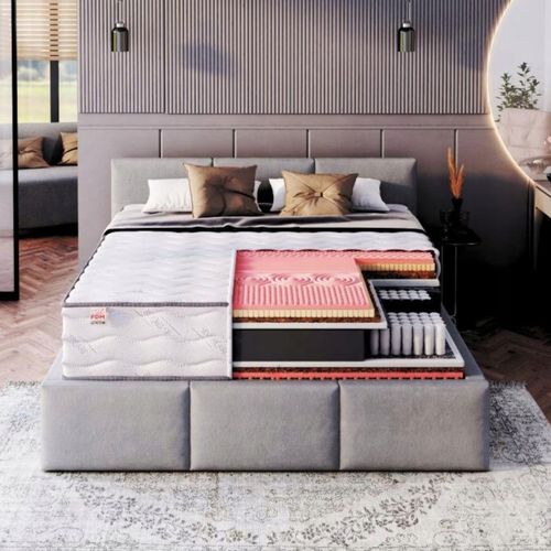 Materac 140 x 200 x 32cm pianka visco, kokos, lateks sprężynowy H3, H4 na Arena.pl