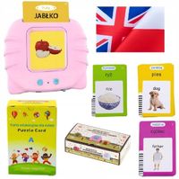 ZABAWKA DO NAUKI ANGIELSKIEGO CZYTNIK POLSKO ANGIELSKI 448 SŁÓW PREZENT