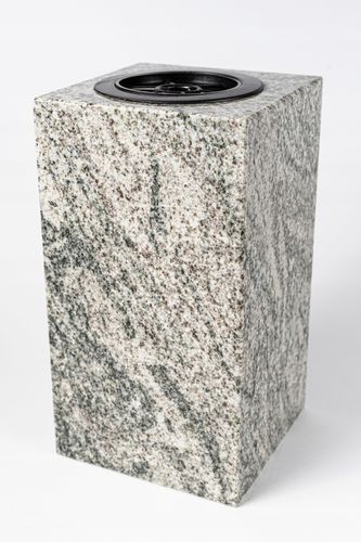 Ekskluzywny Wazon Granitowy na Grób Wazon na Pomnik (Verde Marina) 28cm na Arena.pl