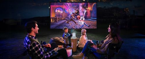 MINI PROJEKTOR SMART RZUTNIK FULL HD Z GŁOŚNIKIEM ANDROID TV WIFI BLUETOOTH na Arena.pl