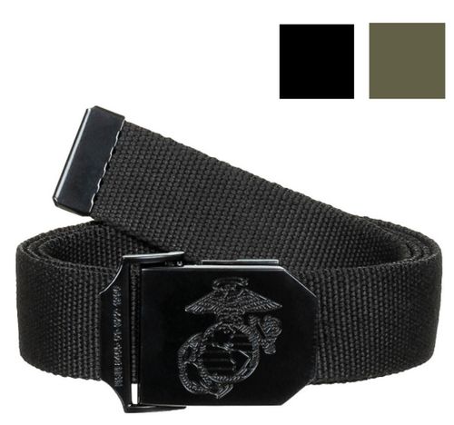 Pas z ozdobną klamrą USMC 3,5cm olive na Arena.pl