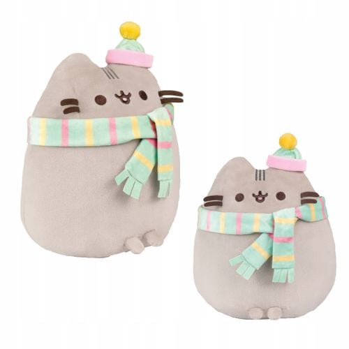 Pusheen w czapeczce i szaliku na Arena.pl