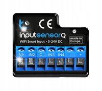 Moduł wejść WiFi - smart czujnik stanu z 4 wejściami 5-24V DC inputSensorQ